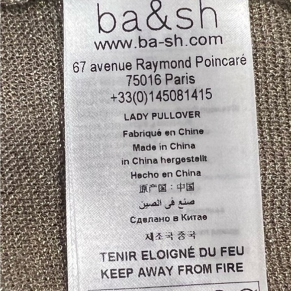 Ba&Sh Zoe V-backless sweater - Picture 7 of 7